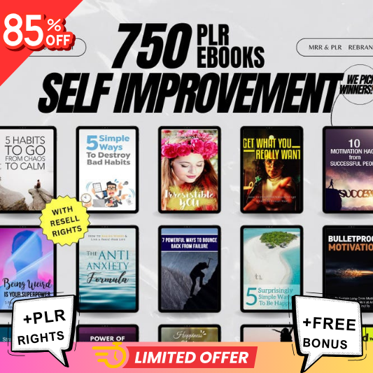 750 Plr Ebooks Sefl Improvement