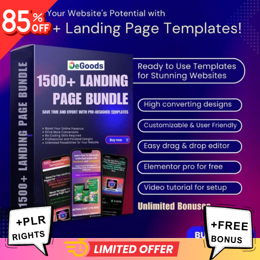 1500+ LANDING PAGES BUNDLE