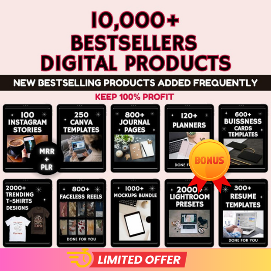 Entire Store 100.000+ Digital Products