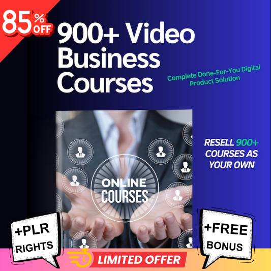 900+ Course Video Business