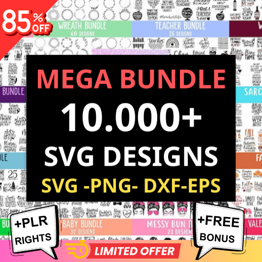 10.000+ SVG Mega Bundle