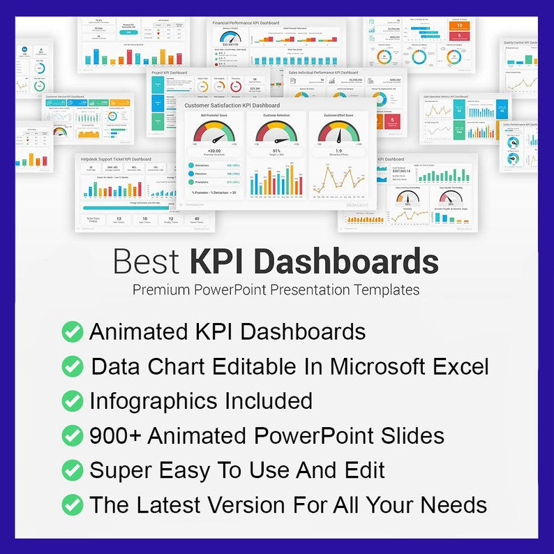 900+ Multipurpose KPI Data Chart - Business