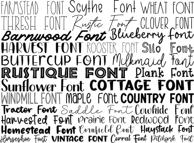 1000+ Premium Font Bundle